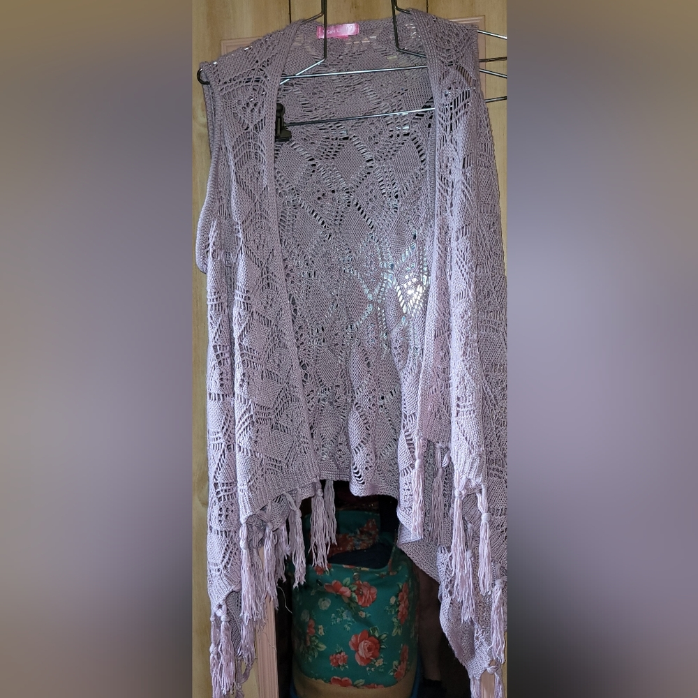 SAY WHAT vintage vest sweater really cool